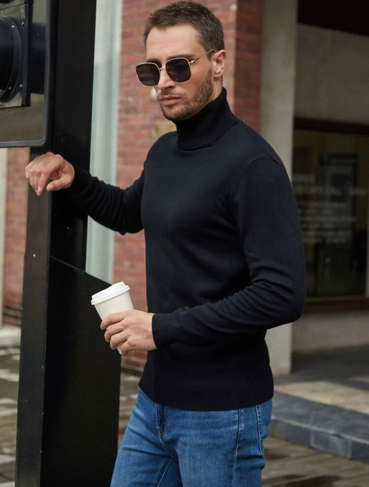 Dolcevita invernale da uomo - immagine 2