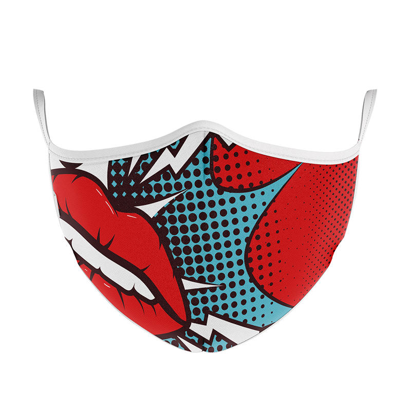 MASCHERINA ULTRA STYLE IN TNT DOPPIO STRATO – KISS-L