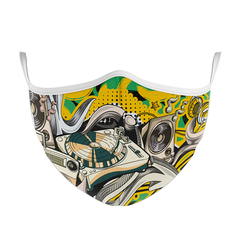 MASCHERINA ULTRA STYLE IN TNT DOPPIO STRATO – MUSIC-M