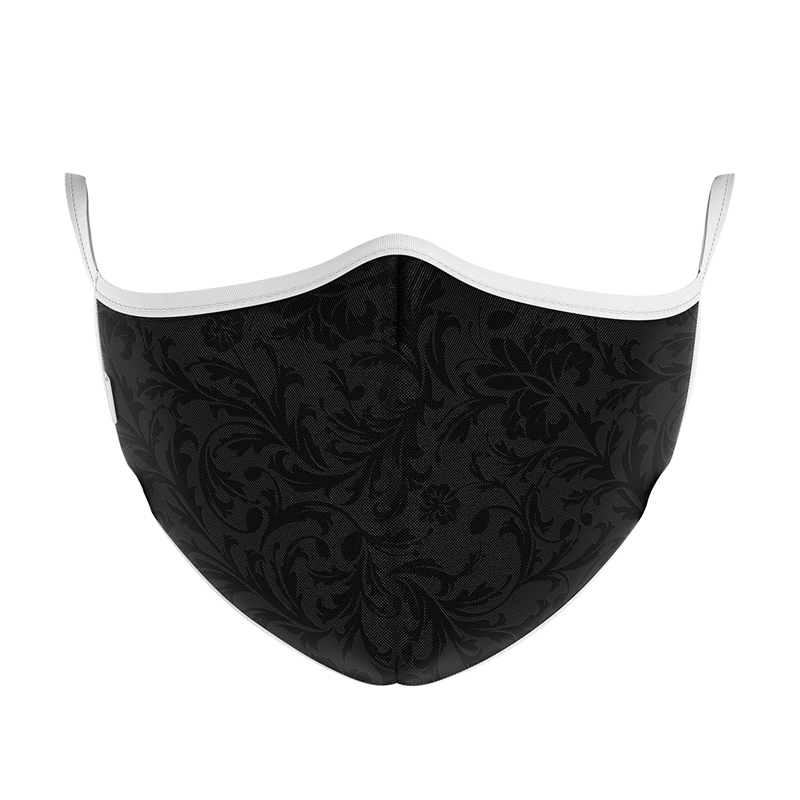 MASCHERINA ULTRA STYLE IN TNT DOPPIO STRATO – DARK ARABESQUE-L