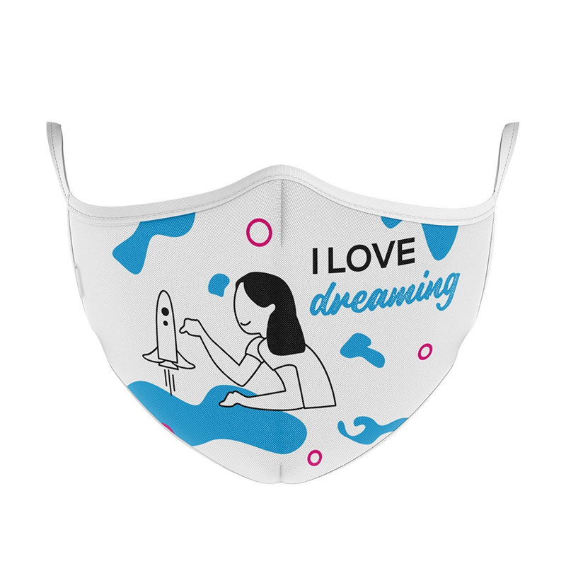 MASCHERINA ULTRA STYLE IN TNT DOPPIO STRATO – DREAMING-L