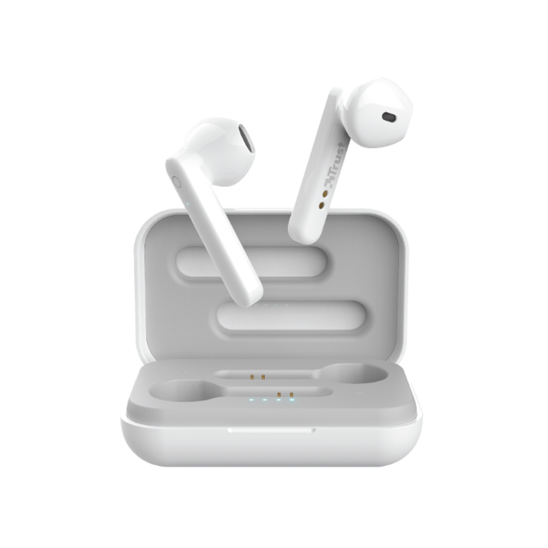 TRUST PRIMO TOUCH (23783) – AURICOLARI WIRELESS BLUETOOTH 5.0 – BIANCO