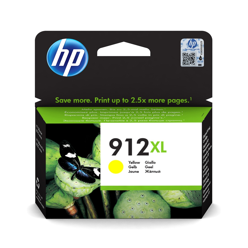 HP 912XL YELLOW (3YL83AE) – CARTUCCIA ORIGINALE AD ALTA EFFICIENZA