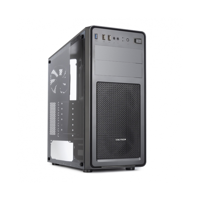 VULTECH VCO-A2699T – CASE ATX – 1X USB 3.0 – 2X USB 2.0 – PANNELLO LATERALE IN VETRO TEMPERATO