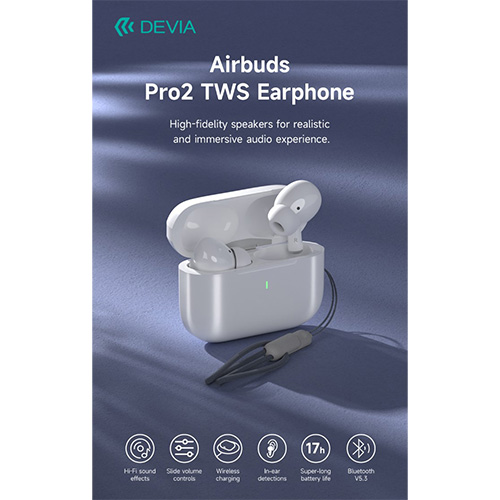 AURICOLARE AIRBUDS PRO2 EM058 CARICA W.