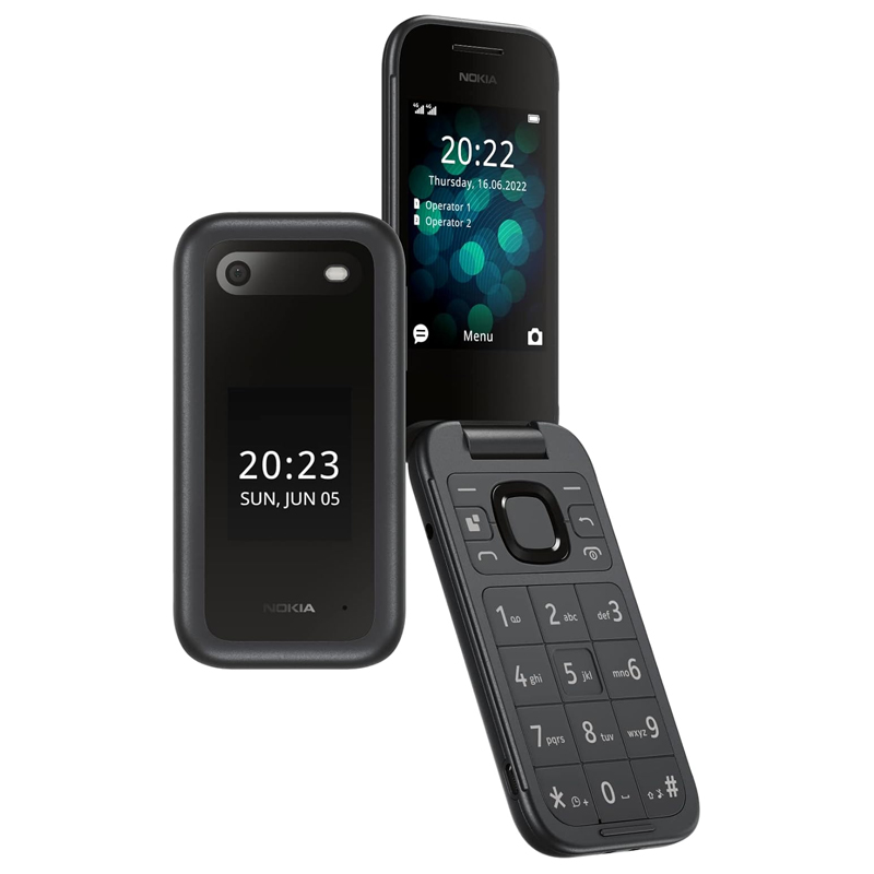 NOKIA 2660 FLIP (BLACK) – MOBILE PHONE – DUAL SIM - immagine 2