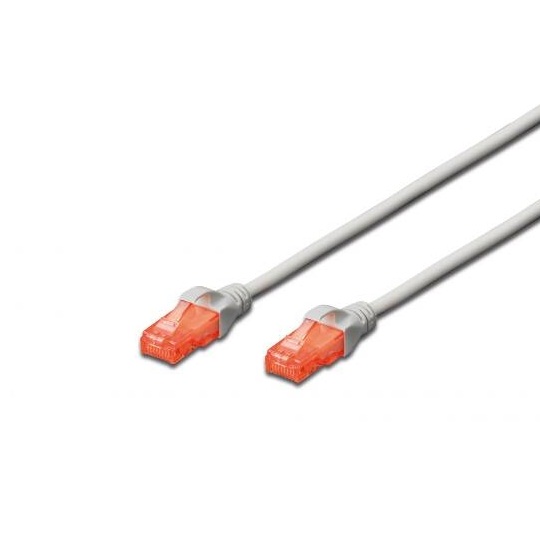 CAVO RETE 3 MT GRIGIO CAT.6 NON SCHERMATO - immagine 2