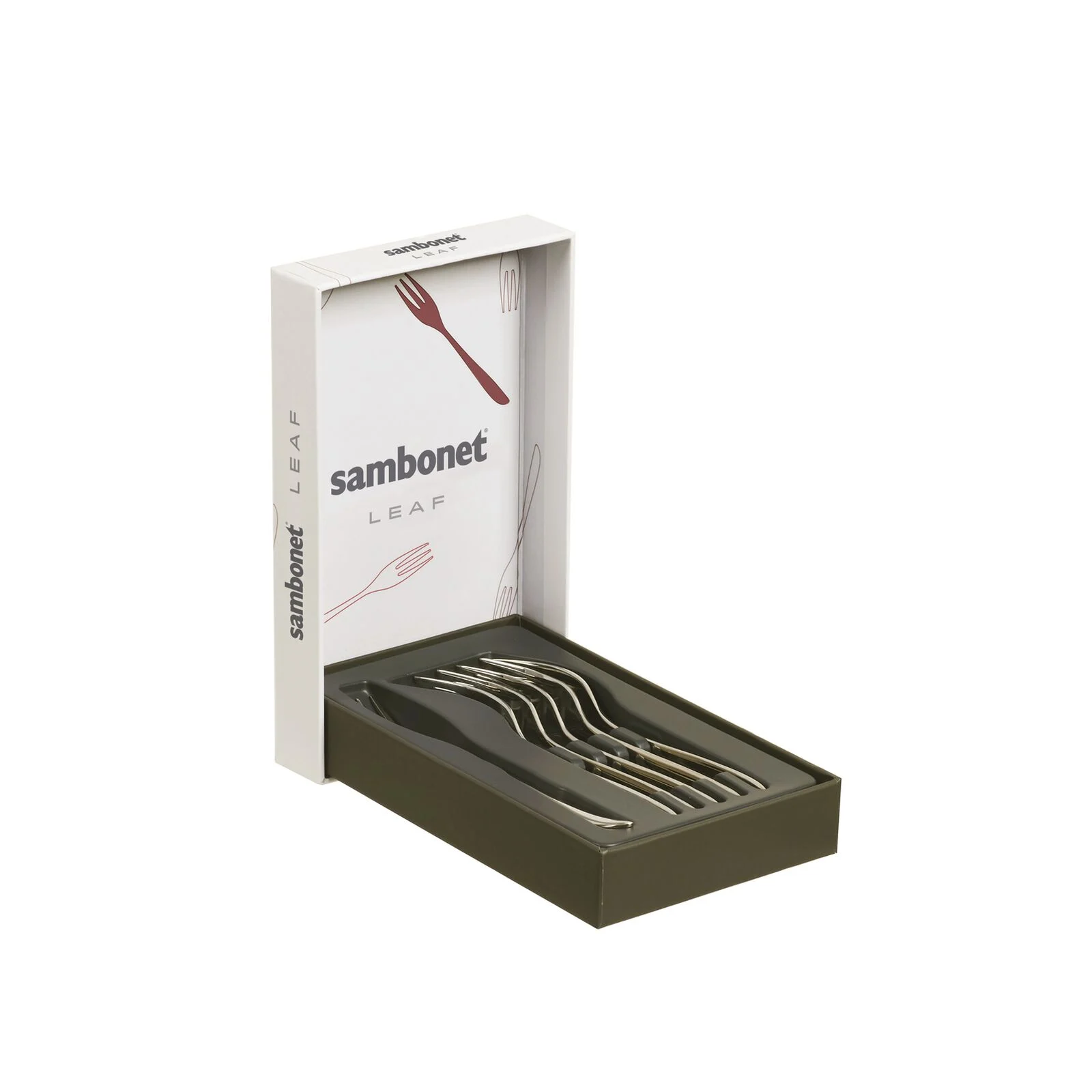 SAMBONET LEAF SET 6 FORCHETTINE DOLCE - immagine 3