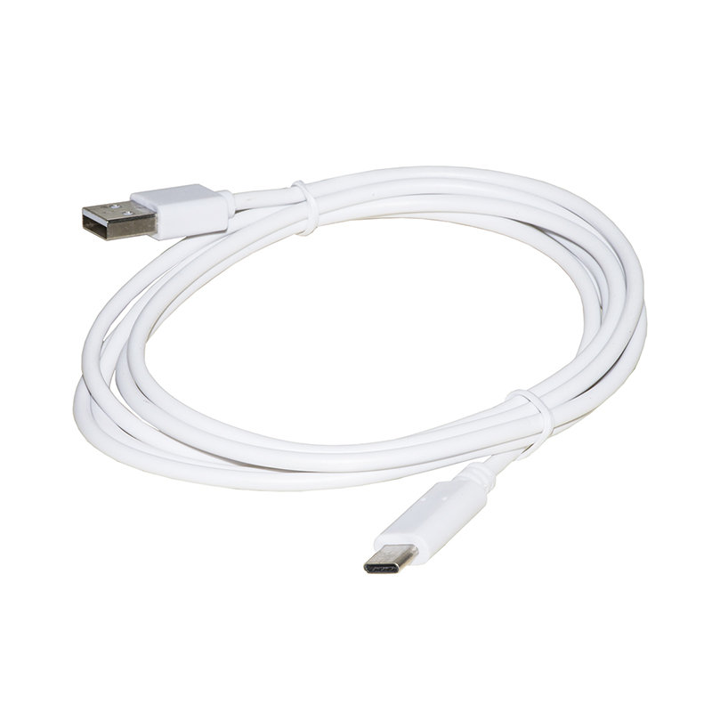 CAVO USB TYPE-A – USB TYPE-C 1.8MT BIANCO – LINK LKC2018 - immagine 2
