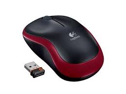 MOUSE WIRELESS M185 RED LOGITECH