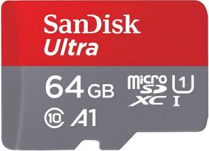 SanDisk Ultra MicroSD 64GB C10 UHS-I SDXC 140MB/s - immagine 2