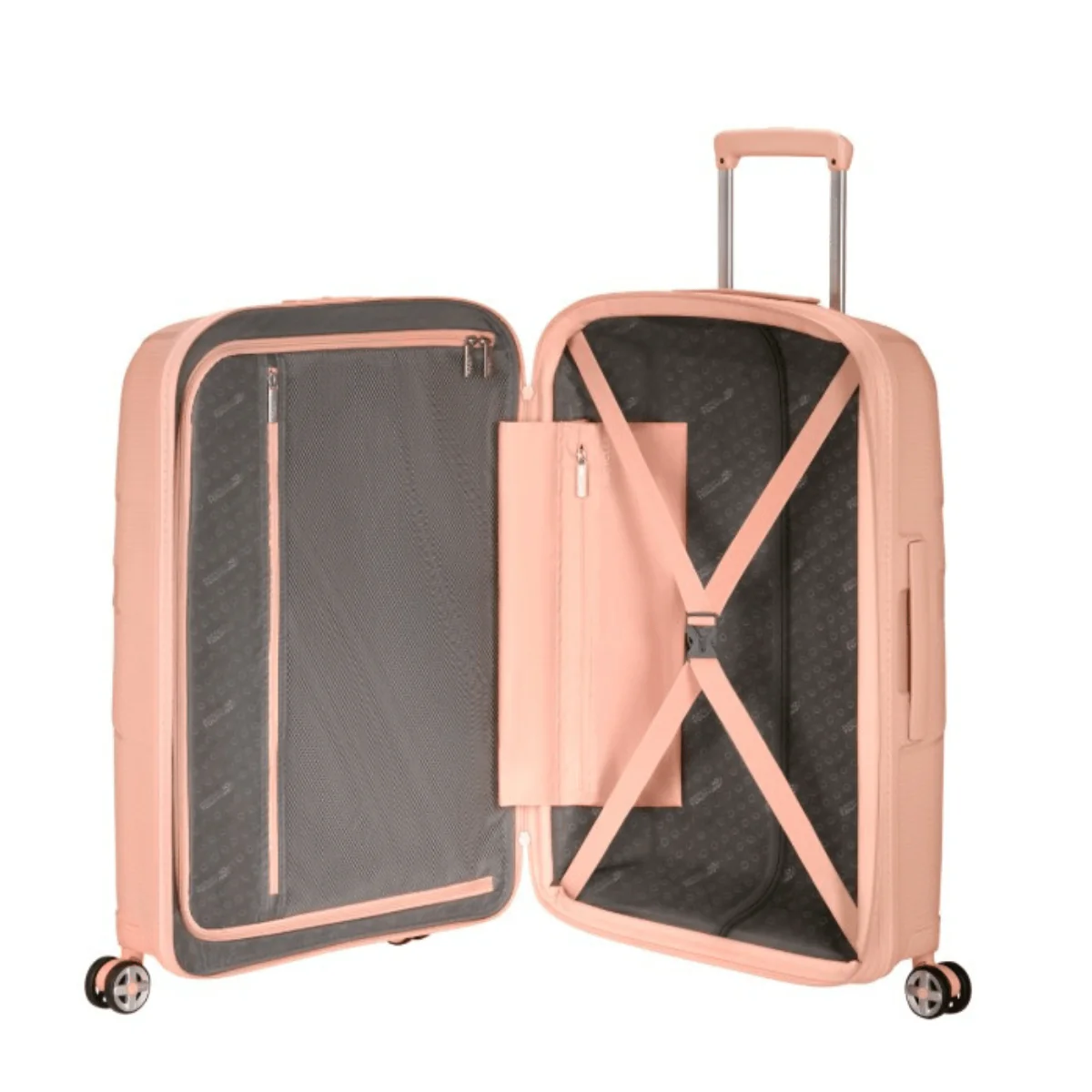 AMERICAN TOURISTER TROLLEY MEDIO MD5-003-76 STARVIBE METALLIC PEACH - immagine 3