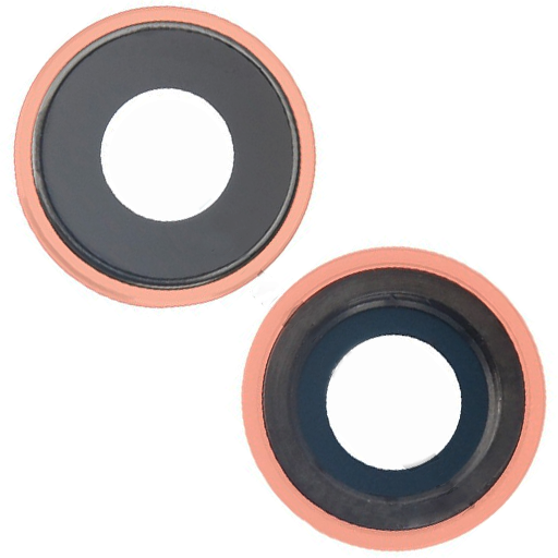 Vetrino fotocamera posteriore coral red con frame – Apple iPhone XR - immagine 2