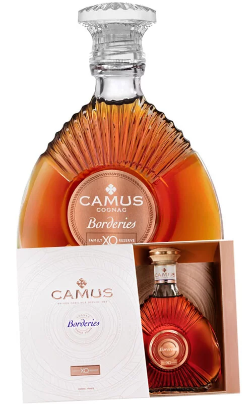 COGNAC CAMUS BORDERIES XO CON 2 BICCHIERI
