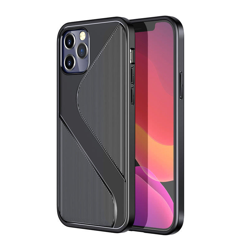 Cover TPU serie Curvy Lines (nera) per Apple iPhone 11 Pro Max – Apple iPhone 11 Pro Max