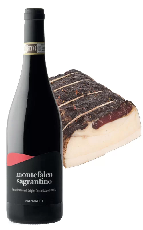 SELLA DI MAIALE NERO FEDELI E SAGRANTINO BRIZIARELLI