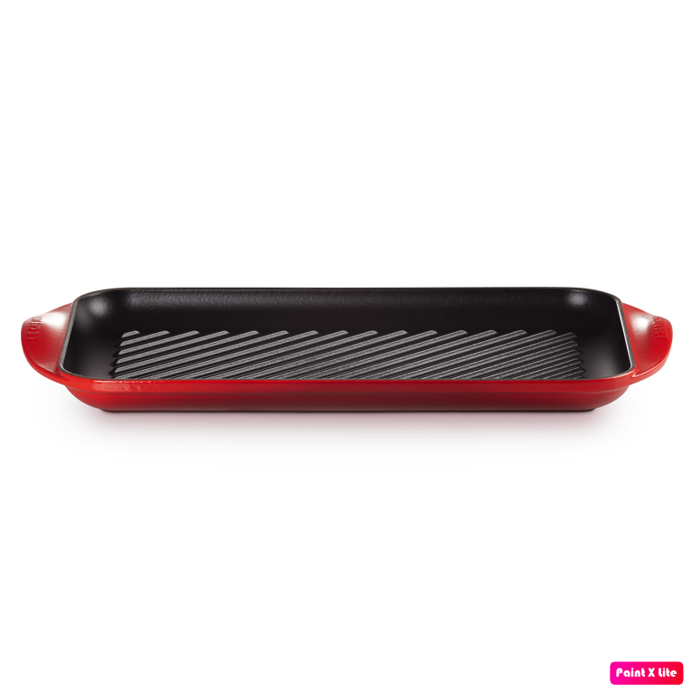 LE CREUSET GRILL BISTECCHIERA EXTRA LARGE ROSSO - immagine 2