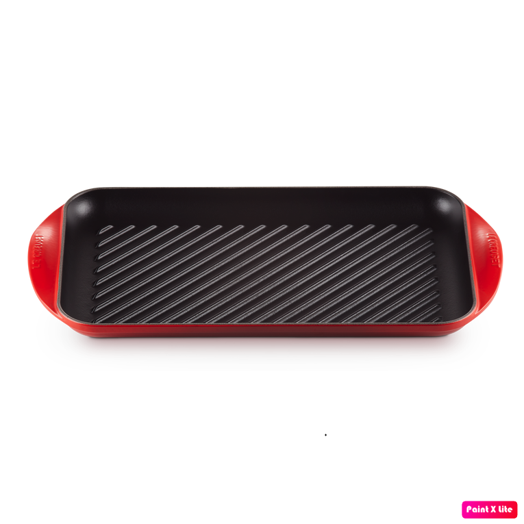 LE CREUSET GRILL BISTECCHIERA EXTRA LARGE ROSSO