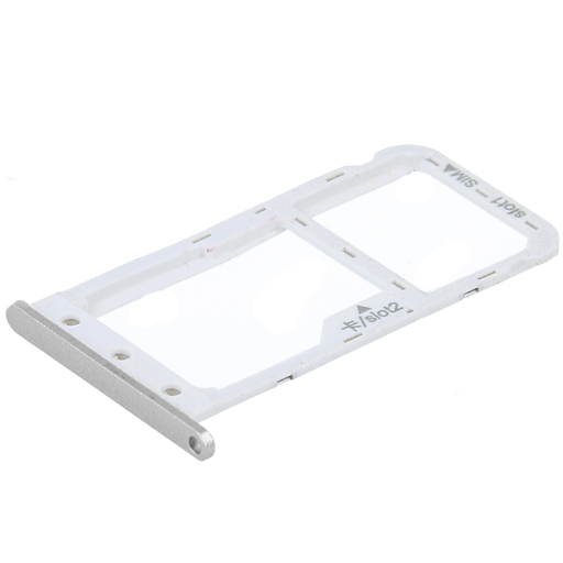 Carrellino SIM/SD argento – Huawei Y6 Pro 2017 - immagine 2