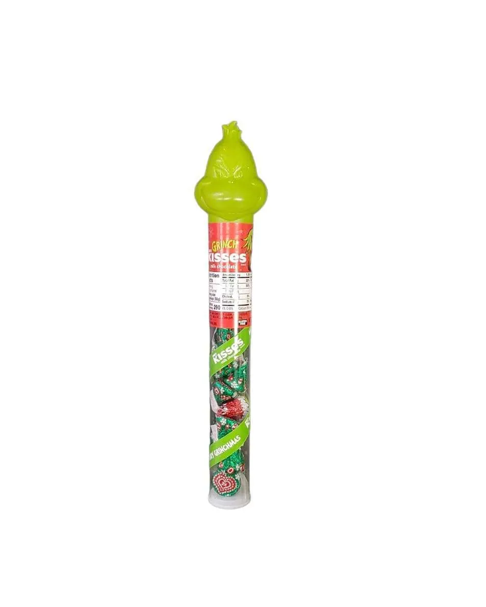 Hershey’s Kisses Christmas Tube – Grinch