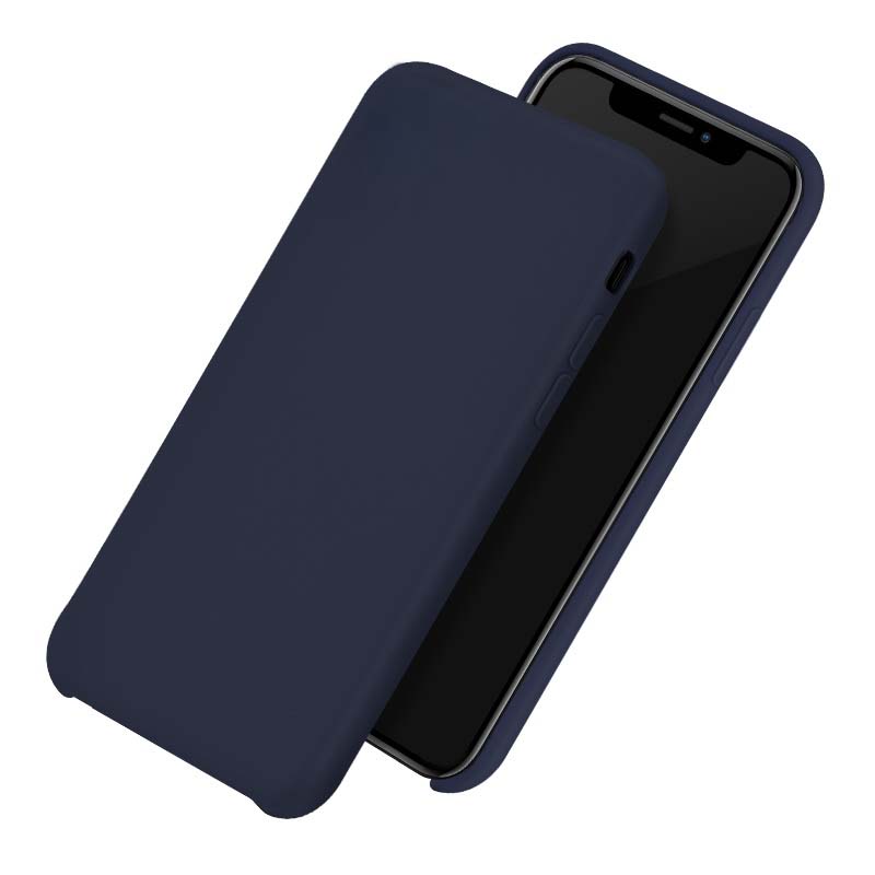 Cover in silicone serie “Pure” blu per Apple iPhone XS Max – Apple iPhone XS Max - immagine 2