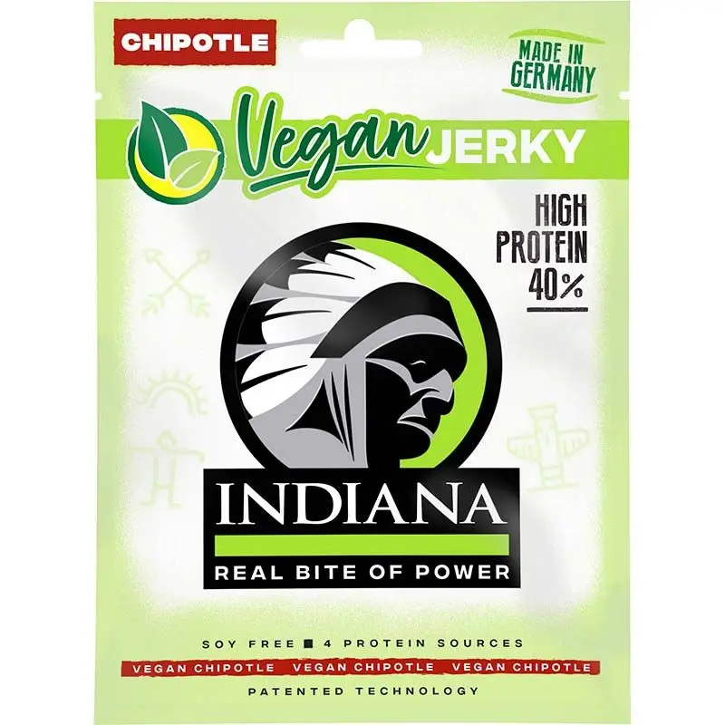 Indiana Jerky vegan Chipotle – snack VEGANO