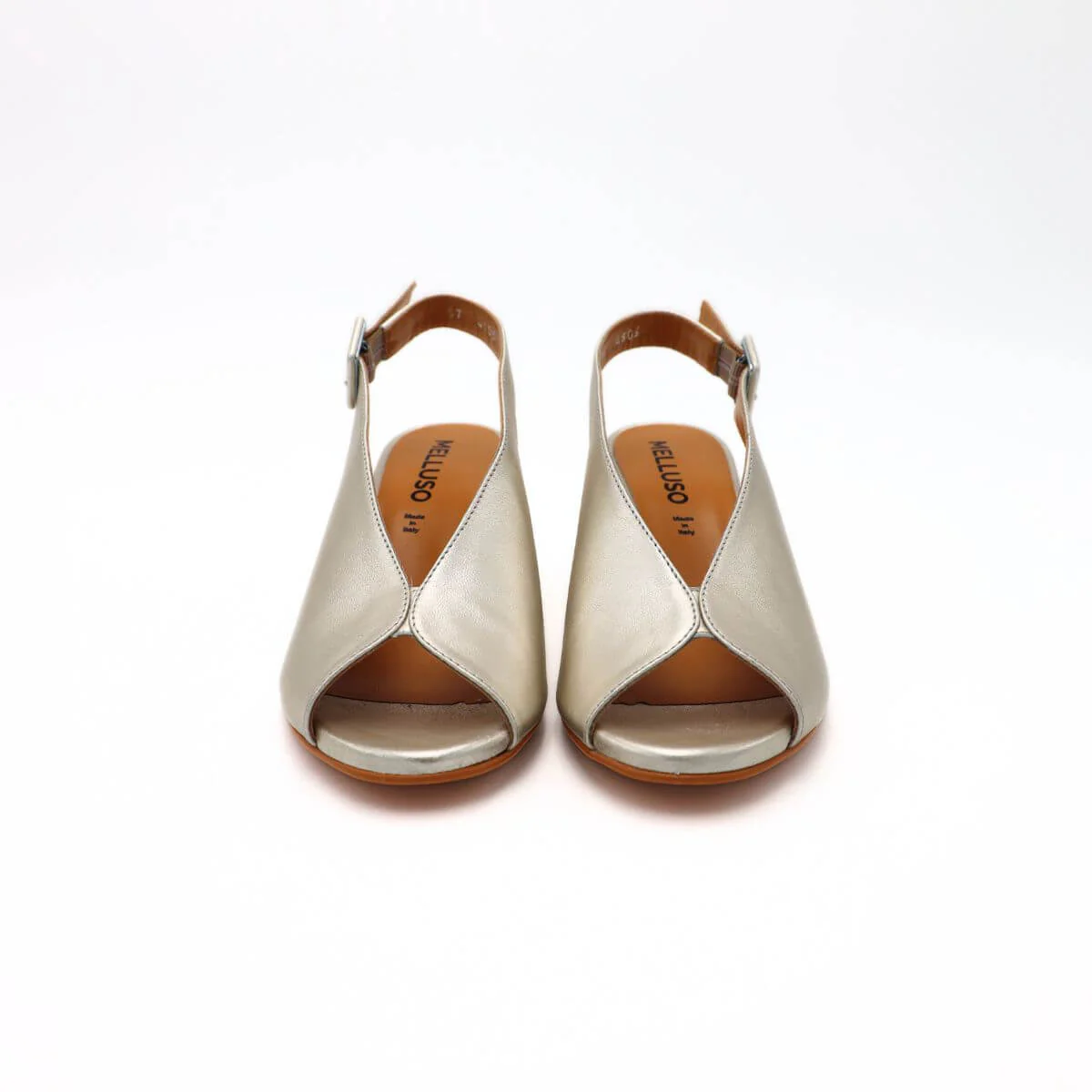 MELLUSO SANDALO N622 LAMINATO ARGENTO - immagine 4