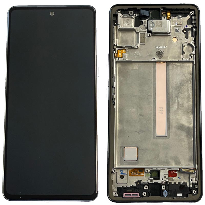 Display completo nero con frame SERVICE PACK – SAMSUNG SM-A536 A53 5G