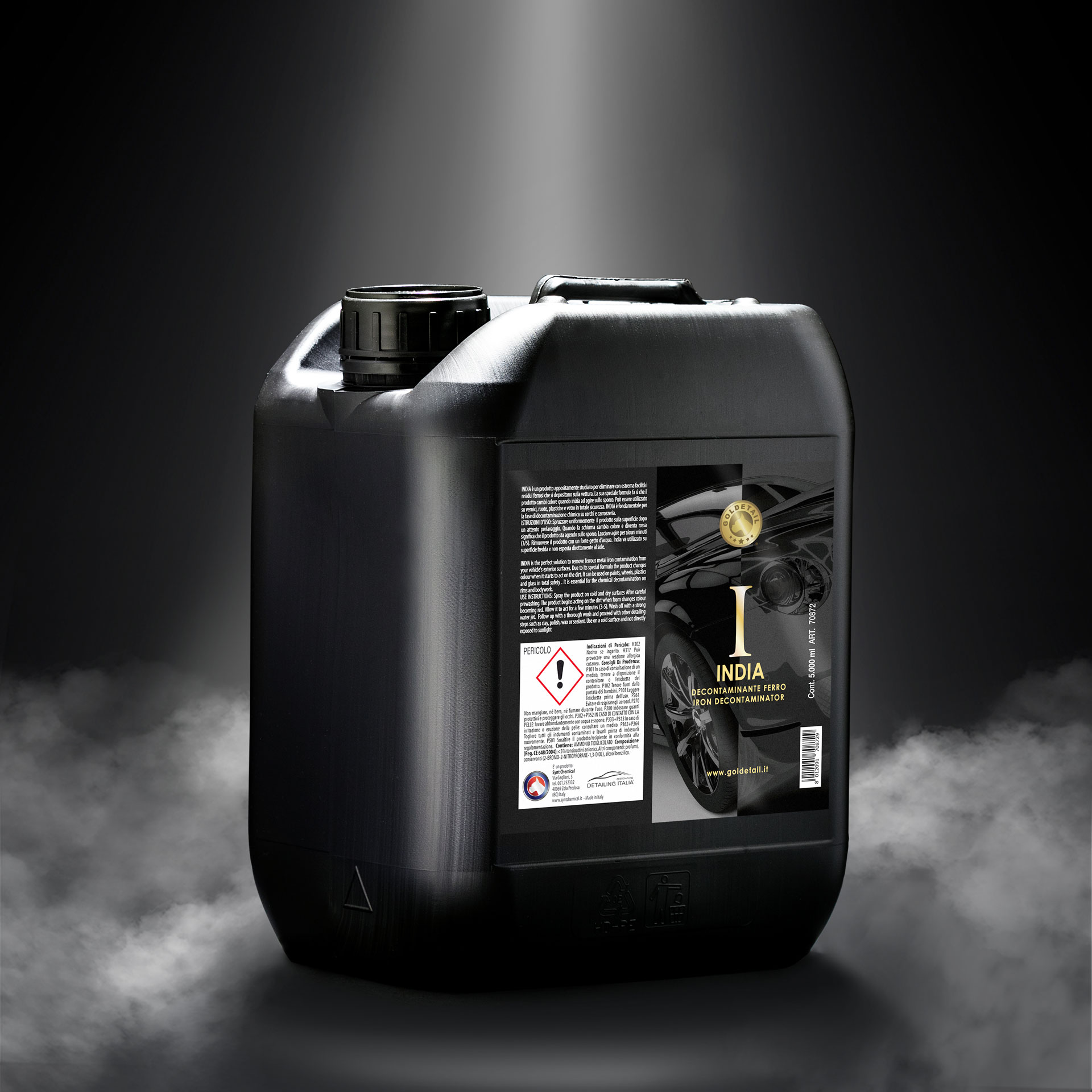 GOLDETAIL INDIA – Decontaminante Ferro tanica 5 lt