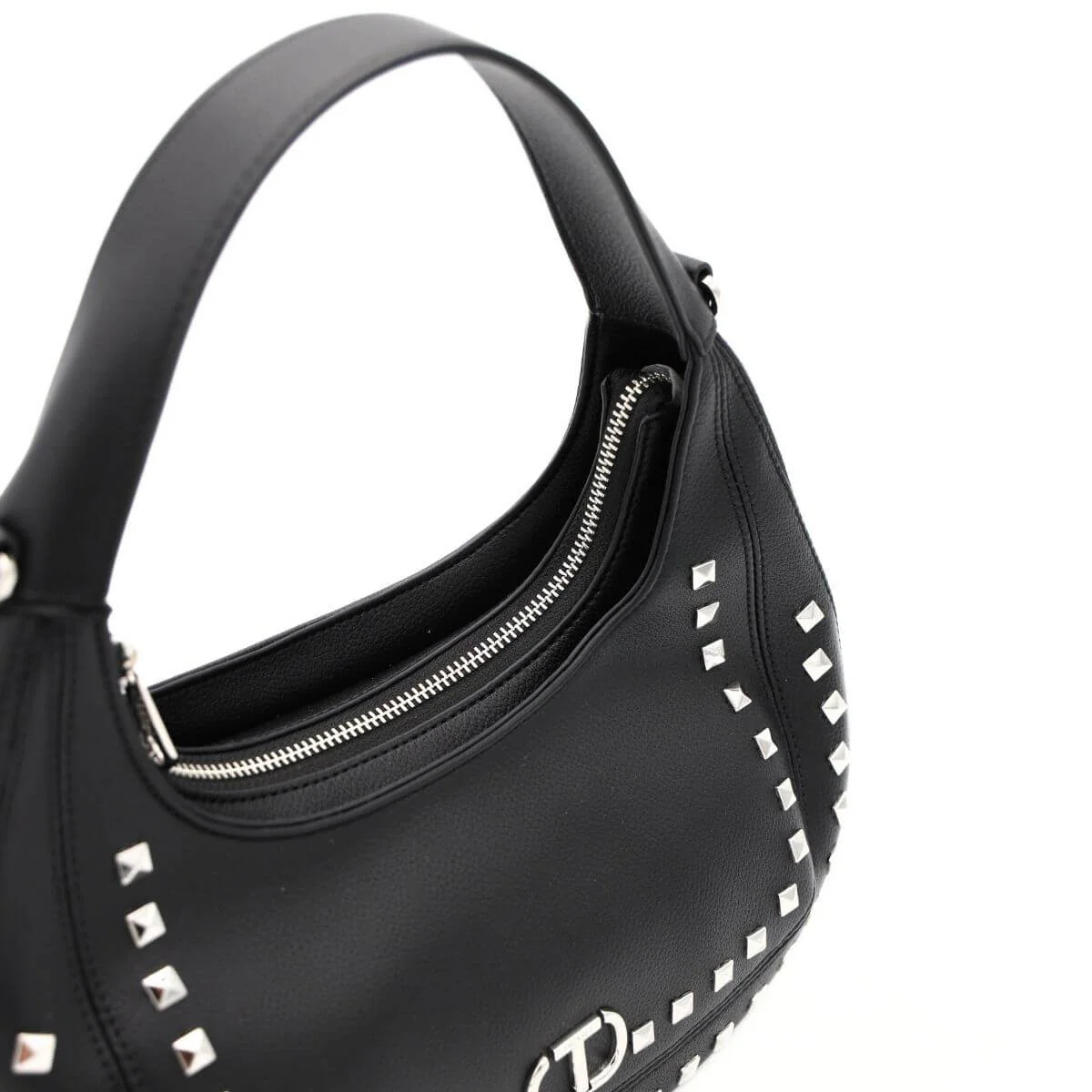 TWINSET BORSA HOBO TB7064 BORCHIE NERO - immagine 4