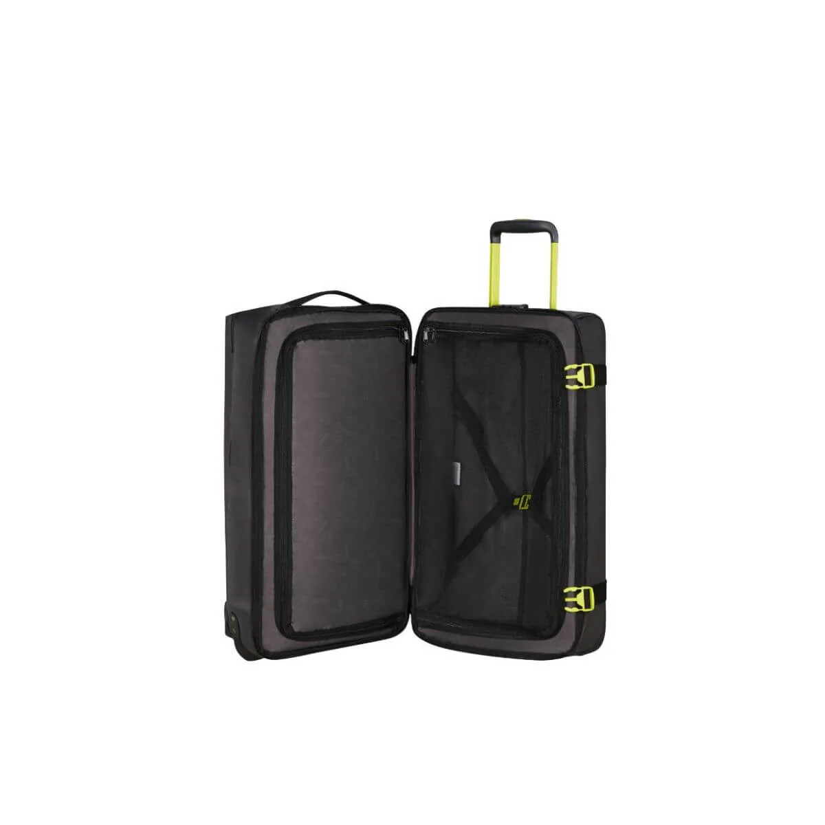 AMERICAN TOURISTER TROLLEY MEDIO MD1-202-19 URBAN TRACK NERO-LIME - immagine 3