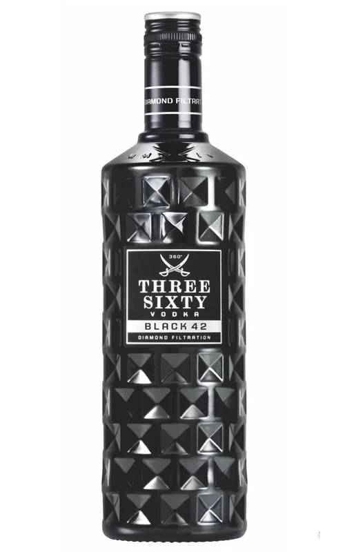 VODKA THREE SIXTY BLACK