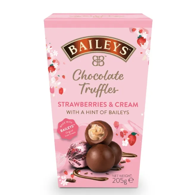 Baileys Strawberry & Cream Truffle, praline di cioccolato e fragola 205g