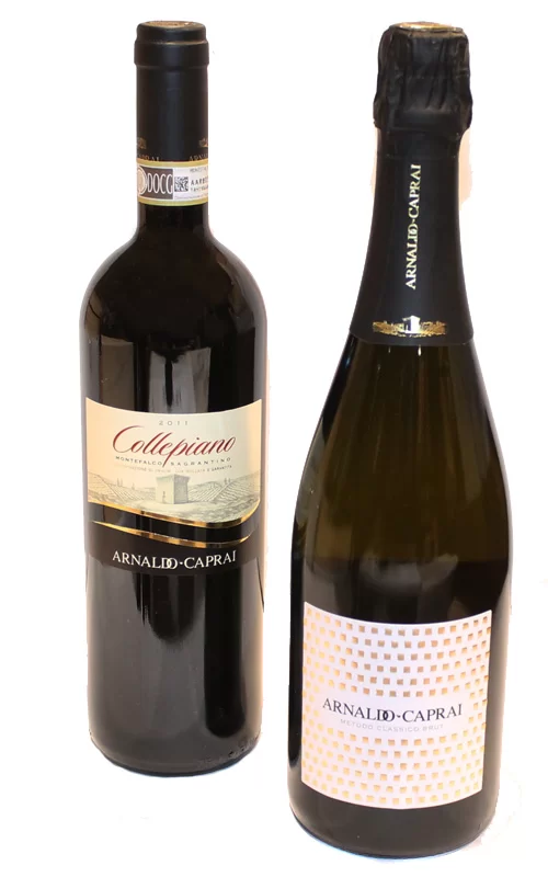 CONFEZIONE REGALO CAPRAI 2 BOTTIGLIE