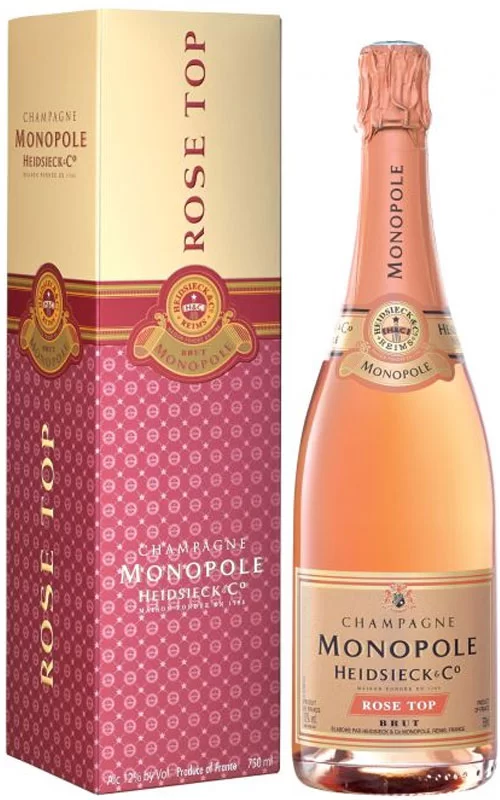 CHAMPAGNE HEIDSIECK MONOPOLE ROSE TOP