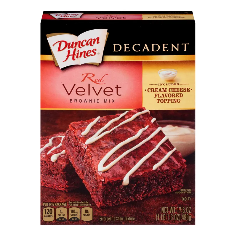 Duncan Hines Red Velvet Brownie mix