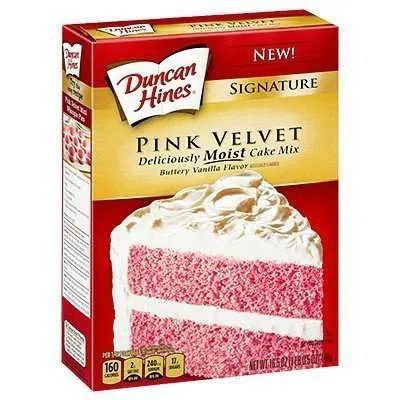 Duncan Hines Pink Velvet Cake