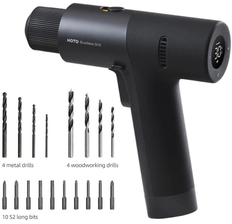 HOTO 12V Brushless Drill –