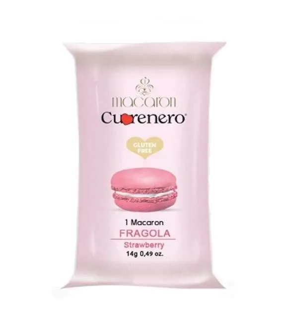 Cuorenero, macaron alla fragola 1pz