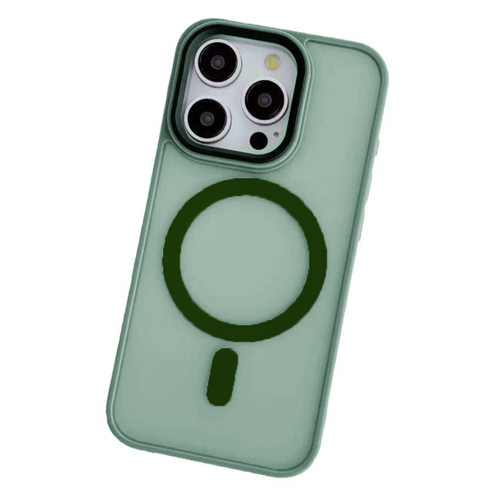 Cover in TPU serie MAGMATTE per iPhone 15 Pro Max Verde – Apple iPhone 15 Pro Max