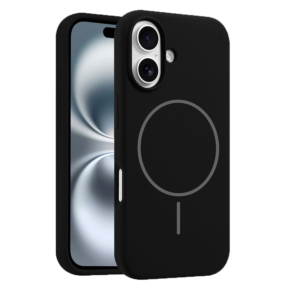 Cover silicone serie MAGSILK per iPhone 12 Pro Max Nero – Apple iPhone 12 Pro Max
