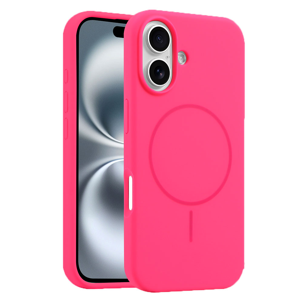 Cover silicone serie MAGSILK per iPhone 14 Pro Fucsia – APPLE iPhone 14 Pro