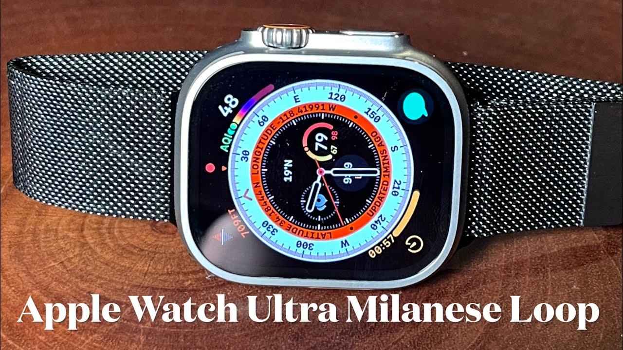 Cinturino maglia milanese per iWatch WA03 Black 1-8/SE/ULTRA – Apple Watch 42mm
