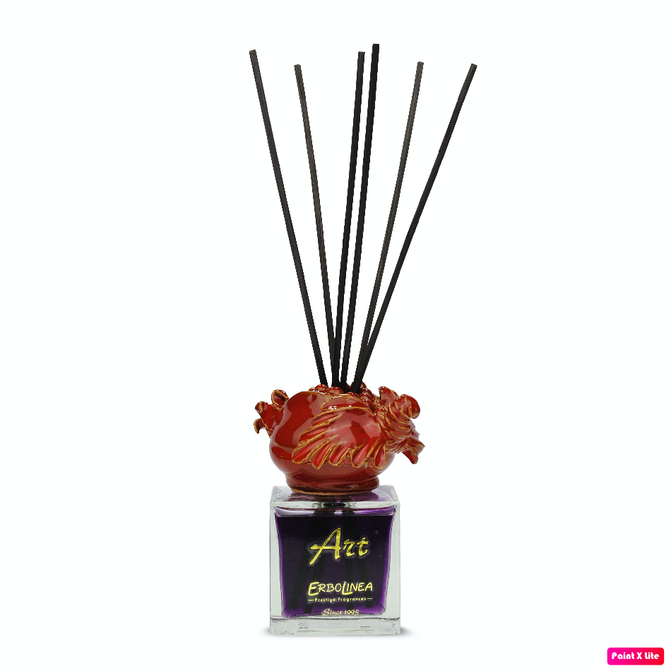 ERBOLINEA DIFFUSORI IN CERAMICA CON BASTONCINI LINEA ART MELAGRANATA