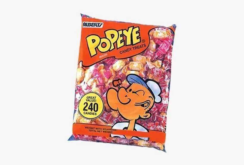 Albert’s Popeye Candy Chews – 10 pezzi