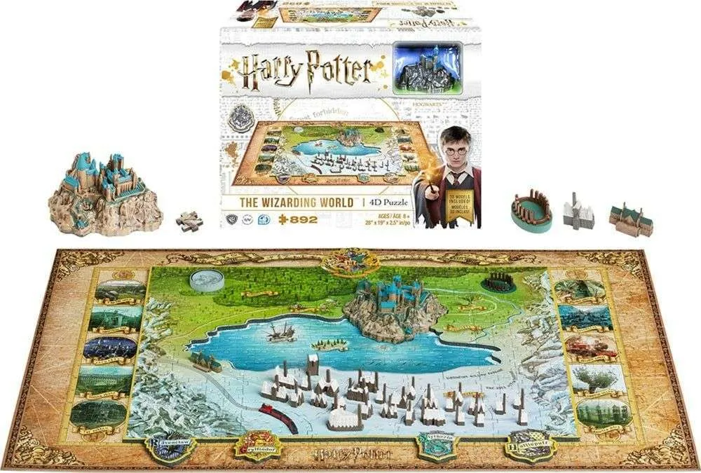 HARRY POTTER – Hogwarts Puzzle 4D 892 pezzi