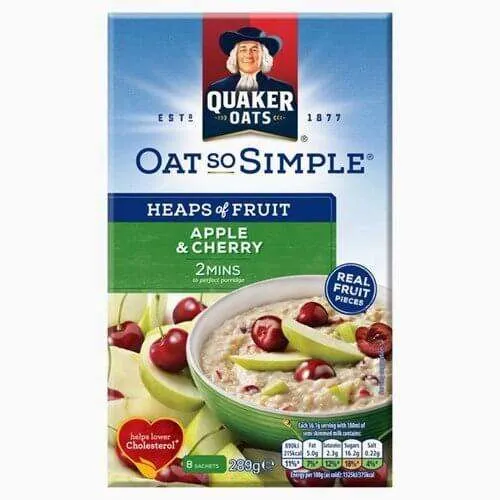 Quaker Oats Apple & Cherry – Porridge Mela e Ciliegia