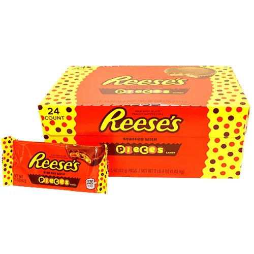 Reese’s Peanut Butter Cups with Reese’s Pieces 1 Box=24 pezzi