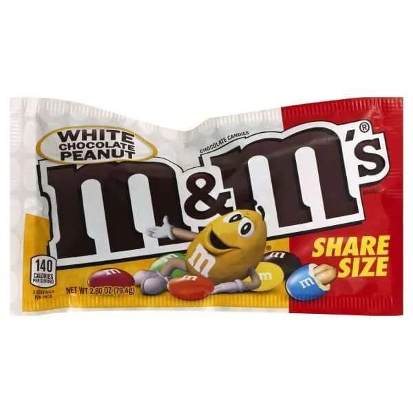 M&m’s White Chocolate Peanut Sharing Size