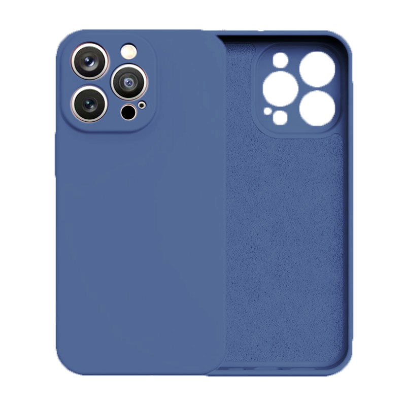 Cover silicone serie Silk Road Blu Notte per Apple iPhone 16 Pro Max – Apple iPhone 16 Pro Max